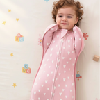 Gigoteuse Bébé Emmaillotage ZenWrap — Anti-Sursaut, Tissu Hypoallergénique, 6 Motifs, Tailles 60 & 68 cm | TrioNest™