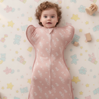 Gigoteuse Bébé Emmaillotage ZenWrap — Anti-Sursaut, Tissu Hypoallergénique, 6 Motifs, Tailles 60 & 68 cm | TrioNest™