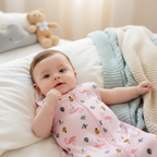 Gigoteuse d'Été Bébé DreamMotif — Coton 100% Naturel, TOG 1.0, Motifs Animaux & Étoiles, 6-18 Mois | TrioNest™