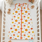 Gigoteuse d'Été Bébé DreamMotif — Coton 100% Naturel, TOG 1.0, Motifs Animaux & Étoiles, 6-18 Mois | TrioNest™