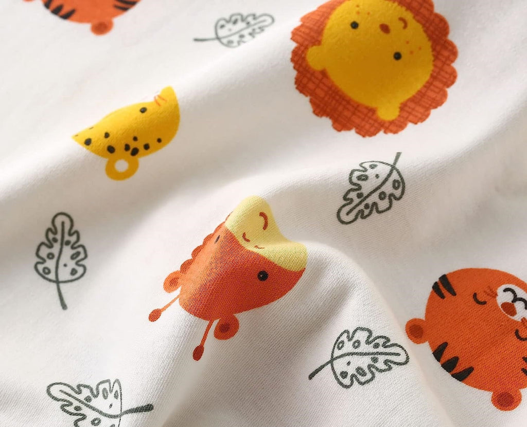 Gigoteuse d'Été Bébé DreamMotif — Coton 100% Naturel, TOG 1.0, Motifs Animaux & Étoiles, 6-18 Mois | TrioNest™