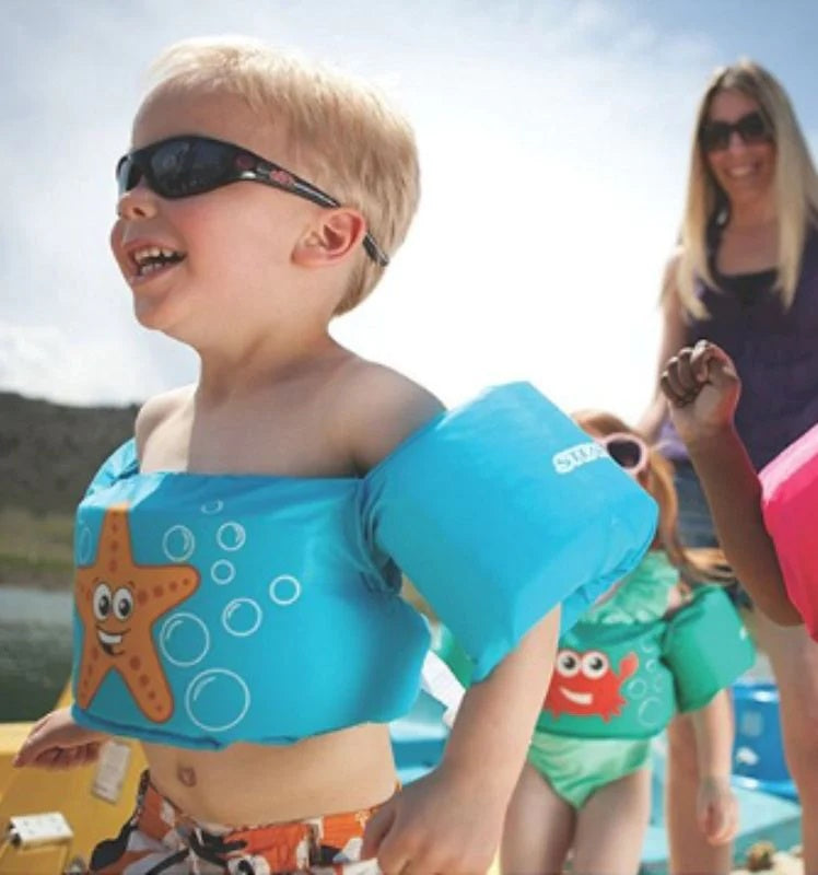 Gilet de Natation à Brassard pour Enfants – Double Sécurité, Flottaison, 2-6 Ans | TrioNest™