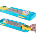 Grenouille Mini Bowling – Jeu de Bureau Interactif, ABS Non Toxique, Parent-Enfant | TrioNest™