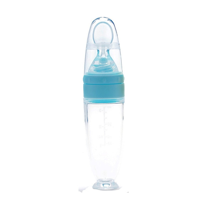 Biberon Cuillère pour Bébé | TrioNest™ – Silicone Sans BPA, Autoportant, Lave-Vaisselle, 4 Coloris mon adorable bebe