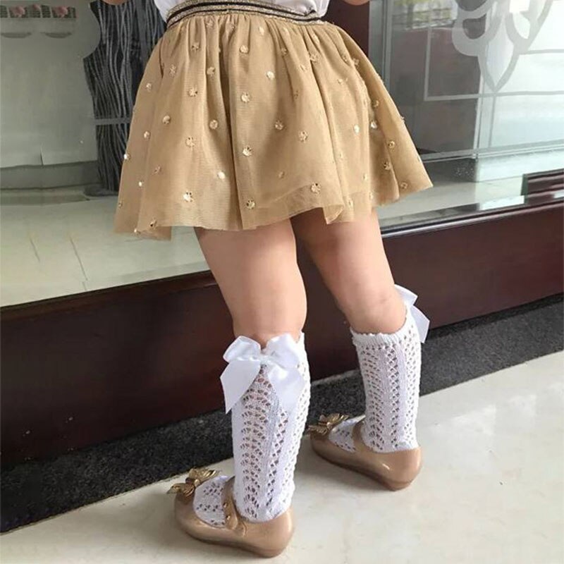 Chaussettes Hautes Bébé Fille Nœud Papillon 0-3 Ans – Douces, Respirantes, Plusieurs Coloris | ButterflyKnee by TrioNest™ mon adorable bebe