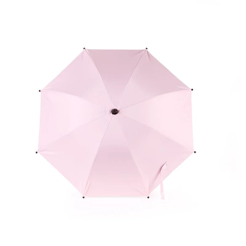 Parapluie Poussette Pliant Universel – Protection UV & Pluie, Rotation 360°, Parasol Bébé | TrioNest™