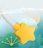 Douchette de Bain Bébé à Motifs d'Animaux – Poignée Ergonomique, Jet Doux, Jouet Bain & Piscine | TrioNest™