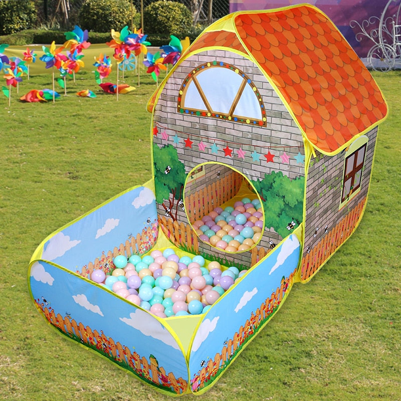 Bällebad-Zelt für Kinder BallNest™ – Mückenschutz, atmungsaktiv & faltbar für drinnen und draußen 0–6 Jahre