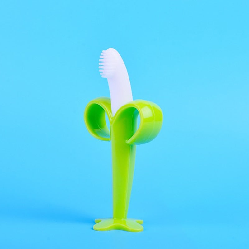 Anneau de Dentition en Forme de Banane – Silicone Médical Sans BPA, Massage Gencives | TrioNest™ mon adorable bebe
