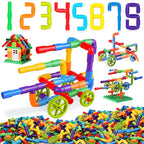 Jeux de Construction Blocs de Tubes – Créativité, Liens Familiaux, Compétences Sociales | TrioNest™