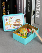Jouet de Pêche Magnétique Montessori – 15 Poissons Bois, Canne Aimée, Motricité Fine & Concentration | MagFish by TrioNest™