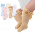 Chaussettes Hautes Bébé Fille Nœud Papillon 0-3 Ans – Douces, Respirantes, Plusieurs Coloris | ButterflyKnee by TrioNest™ mon adorable bebe
