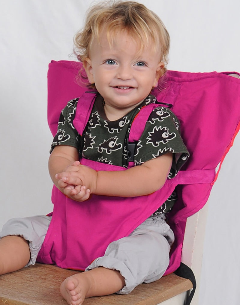 Harnais de Chaise pour Bébé | TrioNest™ – Coton Bio Lavable, 6-30 Mois, 17 kg Max, 7 Coloris