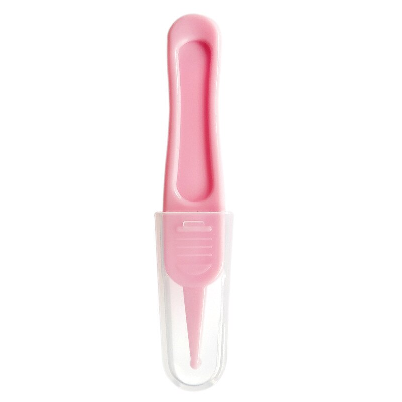 Pince de Nettoyage pour Bébé – Nez, Oreilles, Yeux & Nombril, Embout Rond, Plastique ABS, Couvercle Hygiénique | NasoCare by TrioNest™