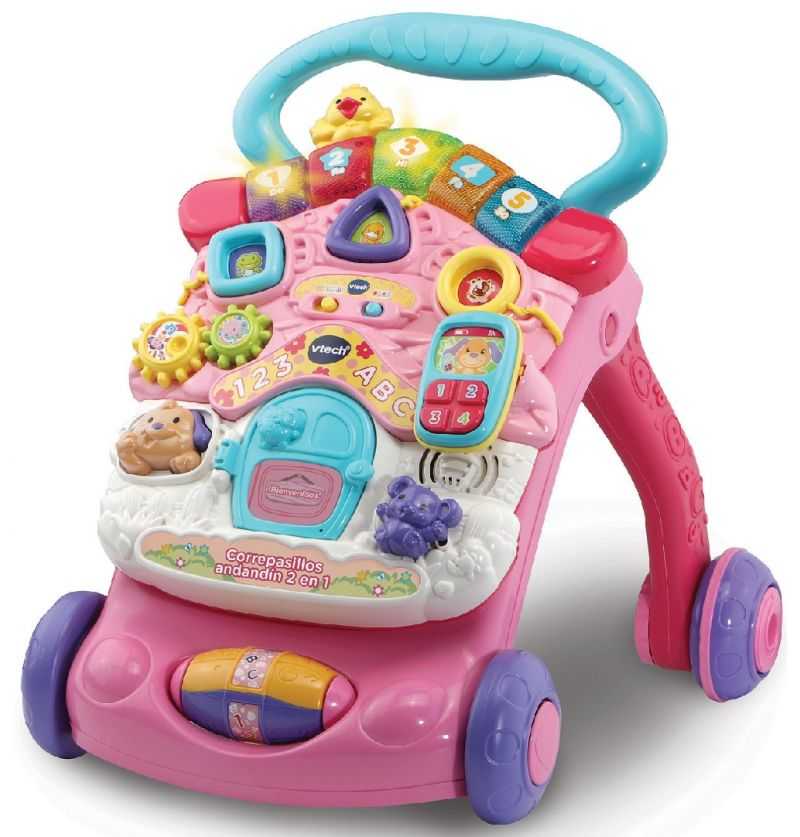 Trotteur Pousse Pousse Bébé 2 en 1 – Tableau Éveil, Piano, +100 Chansons, Premiers Pas Sécurisés | TrioNest™