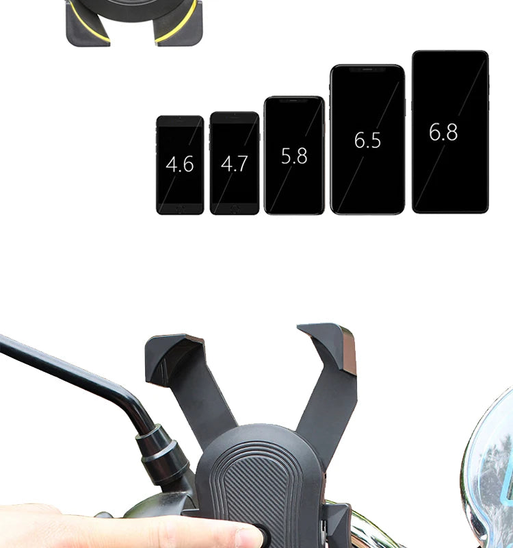 Kinderwagen-Zubehör, universeller, um 360 Grad drehbarer Handyhalter, Fahrradtelefonhalterung für iPhone GPS-Gerät