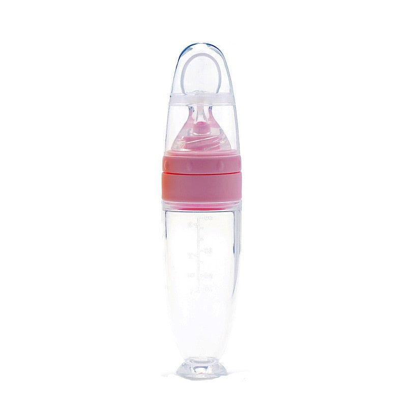 Biberon Cuillère pour Bébé | TrioNest™ – Silicone Sans BPA, Autoportant, Lave-Vaisselle, 4 Coloris mon adorable bebe