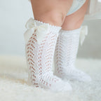 Chaussettes Hautes Bébé Fille Nœud Papillon 0-3 Ans – Douces, Respirantes, Plusieurs Coloris | ButterflyKnee by TrioNest™ mon adorable bebe