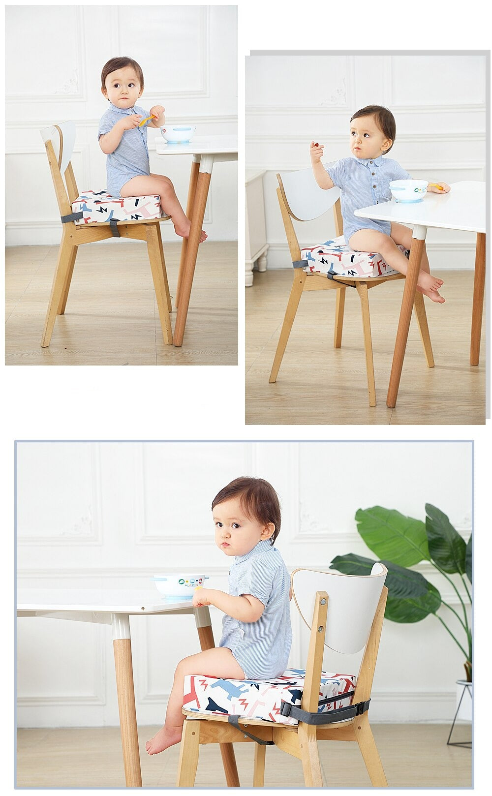 Sitzerhöhung für Babys mit niedlichen Mustern