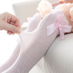 Chaussettes Hautes Bébé Fille Nœud Papillon 0-3 Ans – Douces, Respirantes, Plusieurs Coloris | ButterflyKnee by TrioNest™ mon adorable bebe