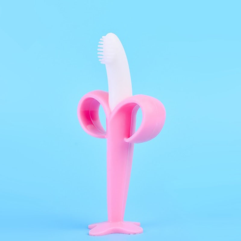 Anneau de Dentition en Forme de Banane – Silicone Médical Sans BPA, Massage Gencives | TrioNest™ mon adorable bebe