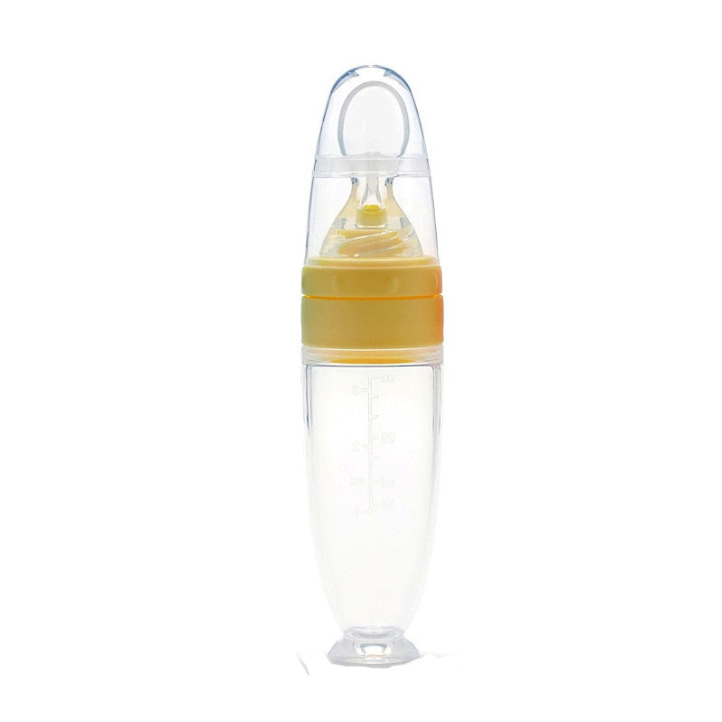 Biberon Cuillère pour Bébé | TrioNest™ – Silicone Sans BPA, Autoportant, Lave-Vaisselle, 4 Coloris mon adorable bebe