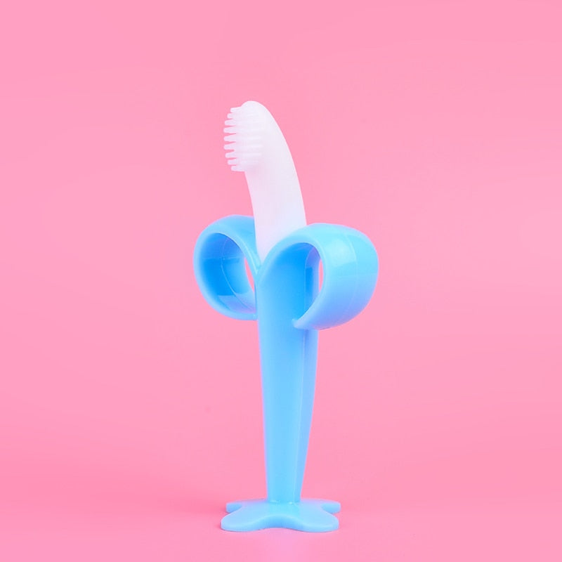 Anneau de Dentition en Forme de Banane – Silicone Médical Sans BPA, Massage Gencives | TrioNest™ mon adorable bebe