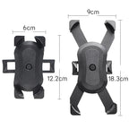 Kinderwagen-Zubehör, universeller, um 360 Grad drehbarer Handyhalter, Fahrradtelefonhalterung für iPhone GPS-Gerät