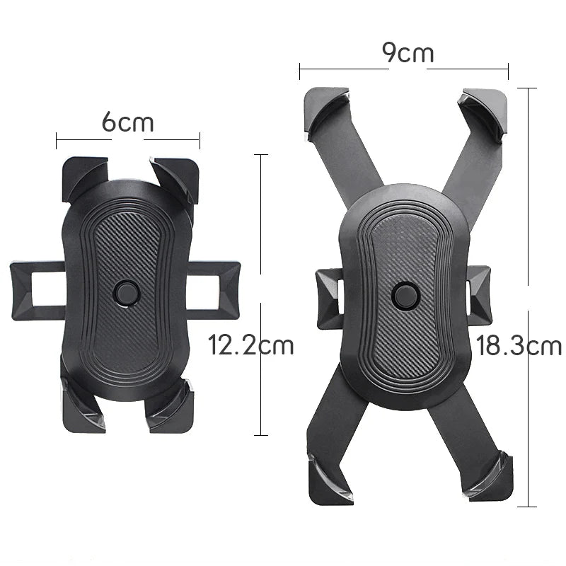 Kinderwagen-Zubehör, universeller, um 360 Grad drehbarer Handyhalter, Fahrradtelefonhalterung für iPhone GPS-Gerät