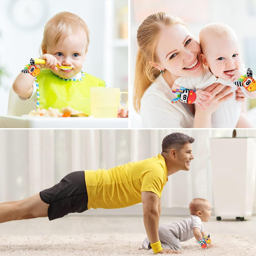 Rasseln für Hände und Füße für Babys