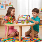 Jeux de Construction Blocs de Tubes – Créativité, Liens Familiaux, Compétences Sociales | TrioNest™