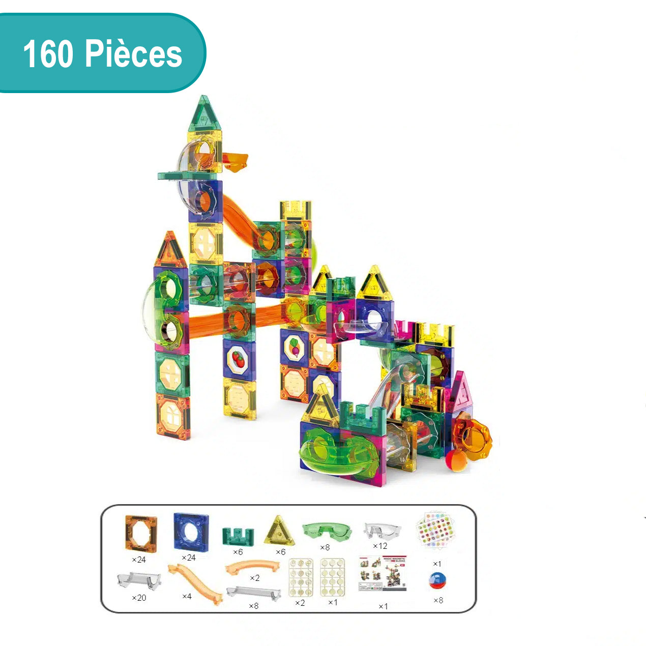Pack Jeux de Rêve Canard Musical + MAGNETRIX Circuit Billes + Sapin Montessori – TrioNest™