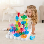 Jeu de Construction 3 Ans GearNest – Engrenages, Enfilage, ABS Sans BPA, CE | TrioNest™