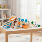 Jeu de Construction en Bois – Tenon & Mortaise, Figurines Animaux, Certifié CE, 3-12 Ans | KitCraft by TrioNest™