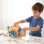 Jeu de Construction en Bois – Tenon & Mortaise, Figurines Animaux, Certifié CE, 3-12 Ans | KitCraft by TrioNest™