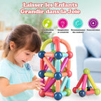 Jeu de Construction Magnétique MagNest – Couleurs, Formes, Visuo-Spatial, 3-8 Ans | TrioNest™