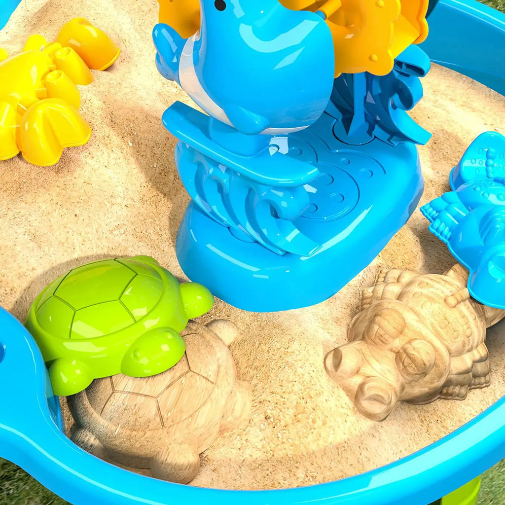Jeux d'Eau Enfant Multi-Activités – Pièces Modulables, Circuit Aquatique, Fontaine, Motricité Fine | SplashNest™ by TrioNest™