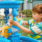 Jeux d'Eau Enfant Multi-Activités – Pièces Modulables, Circuit Aquatique, Fontaine, Motricité Fine | SplashNest™ by TrioNest™