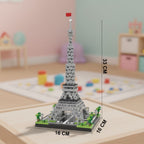 Jeux de Construction Tour Eiffel – Couleurs Vives, Motricité Fine, Patience | TrioNest™