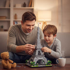 Jeux de Construction Tour Eiffel – Couleurs Vives, Motricité Fine, Patience | TrioNest™