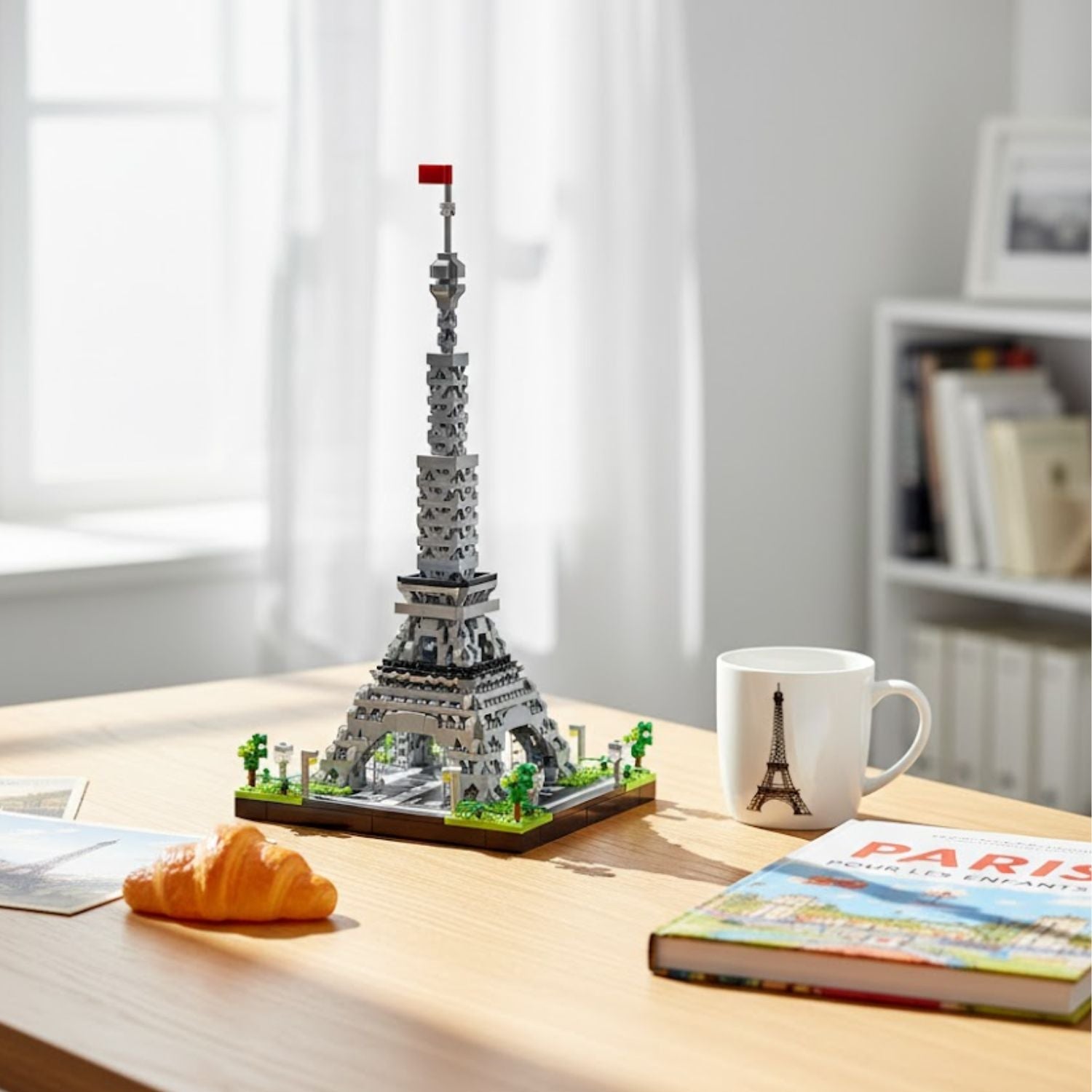 Jeux de Construction Tour Eiffel – Couleurs Vives, Motricité Fine, Patience | TrioNest™