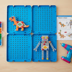 Jeux de Construction Mallette de Bricolage – Motricité Fine, Éveil Sensoriel, 211 ou 351 Pièces | TrioNest™