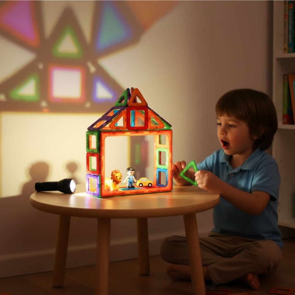 Jeux de Construction Magnétique Montessori – Créativité, Coopération, Liens Familiaux | TrioNest™