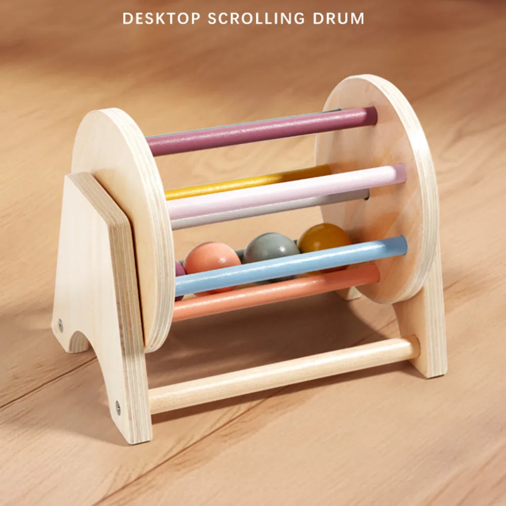 Jouet Bébé en Bois Montessori Éveil Sensoriel Motricité Fine 0-12 Mois SENSORIA – TrioNest™