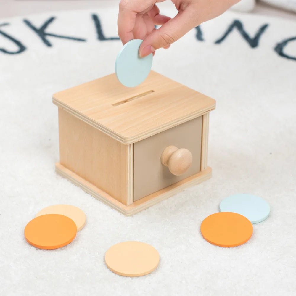 Jouet Bébé en Bois Montessori Éveil Sensoriel Motricité Fine 0-12 Mois SENSORIA – TrioNest™