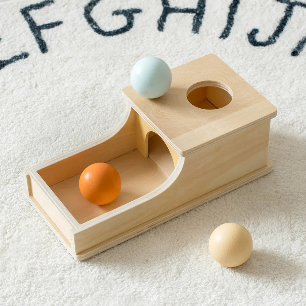 Jouet Bébé en Bois Montessori Éveil Sensoriel Motricité Fine 0-12 Mois SENSORIA – TrioNest™