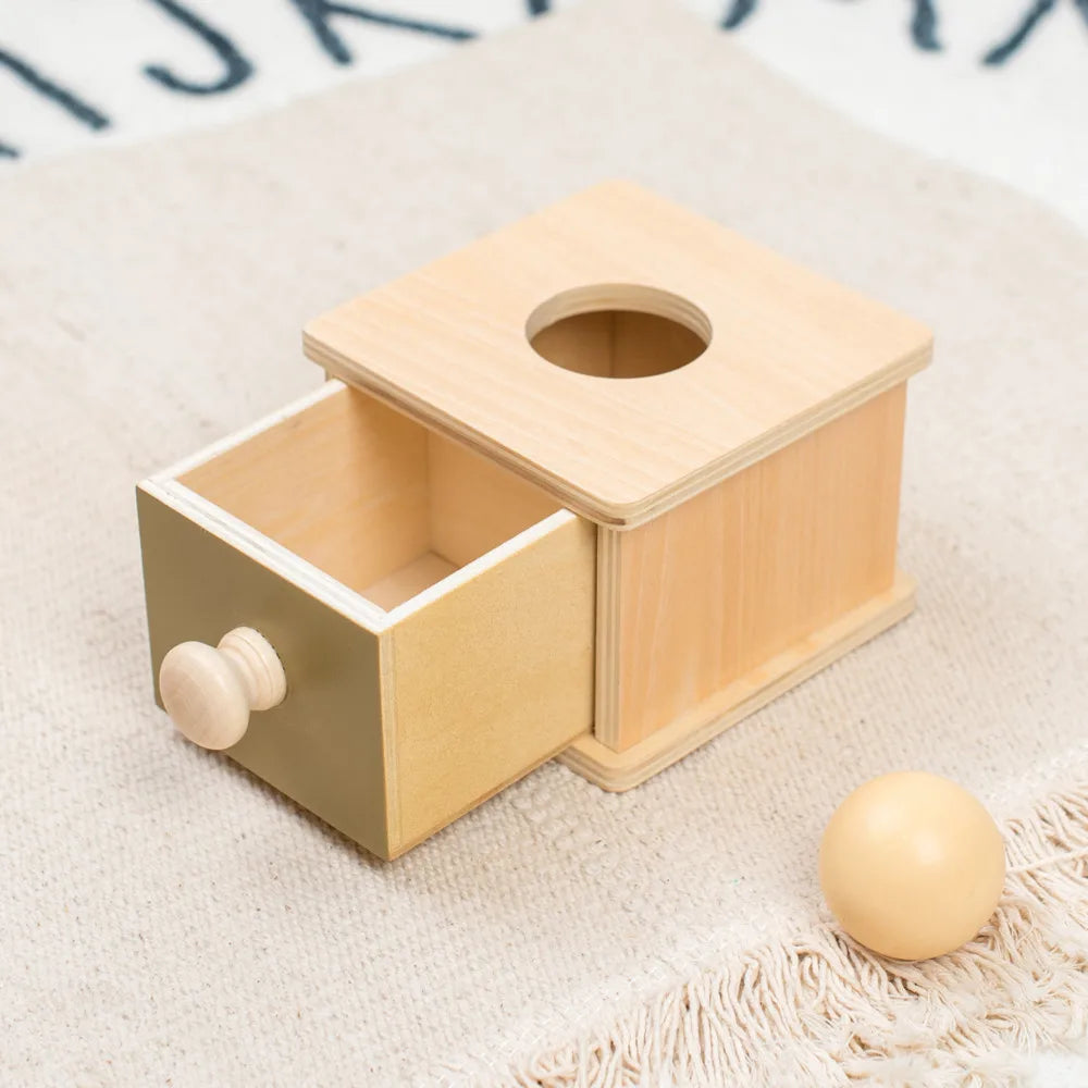 Jouet Bébé en Bois Montessori Éveil Sensoriel Motricité Fine 0-12 Mois SENSORIA – TrioNest™