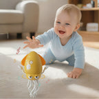 Tanzendes Tintenfischspielzeug Baby Leuchtend Musikalisch Hindernissensor USB-C SQUIDANCE – TrioNest™