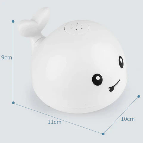 Jouet de Bain Bébé Baleine Multicolore Éveil Sensoriel LED AQUAWHALE – TrioNest™