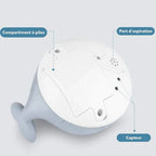 Jouet de Bain Bébé Baleine Multicolore Éveil Sensoriel LED AQUAWHALE – TrioNest™
